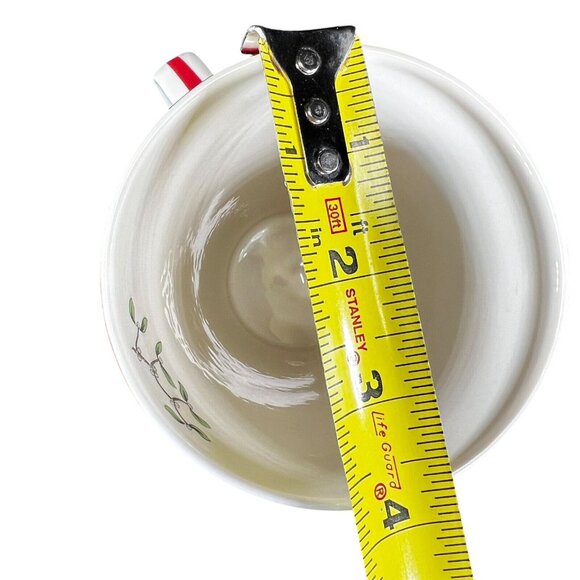 Spode Christmas Tree Red Trim Handle Mug 14 oz Holiday Original Box 4.5" - Picture 6 of 9